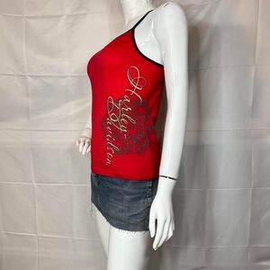 Y2K Harley-Davidson Graphic Red Cami Tank❤️ - Size M